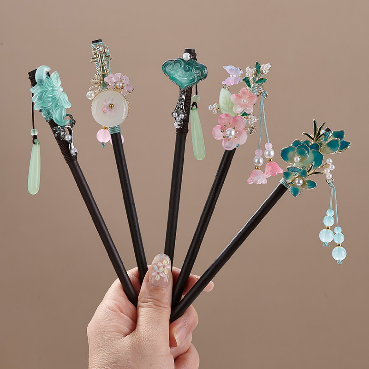 Florist Supplies - Grampo de Cabelo Vintage Floral para