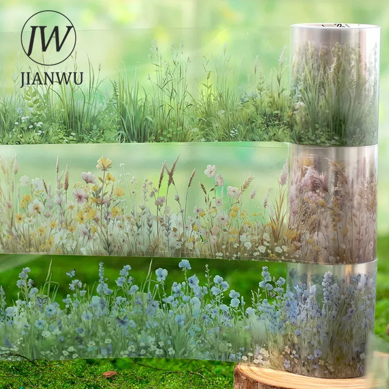 Floral Tape Green - Jianwu 50mm * 200cm notas verdes