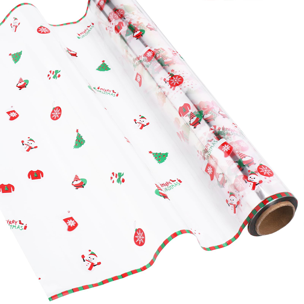 Cellophane Wrap Clear - 1 rolo de envoltório de celofane