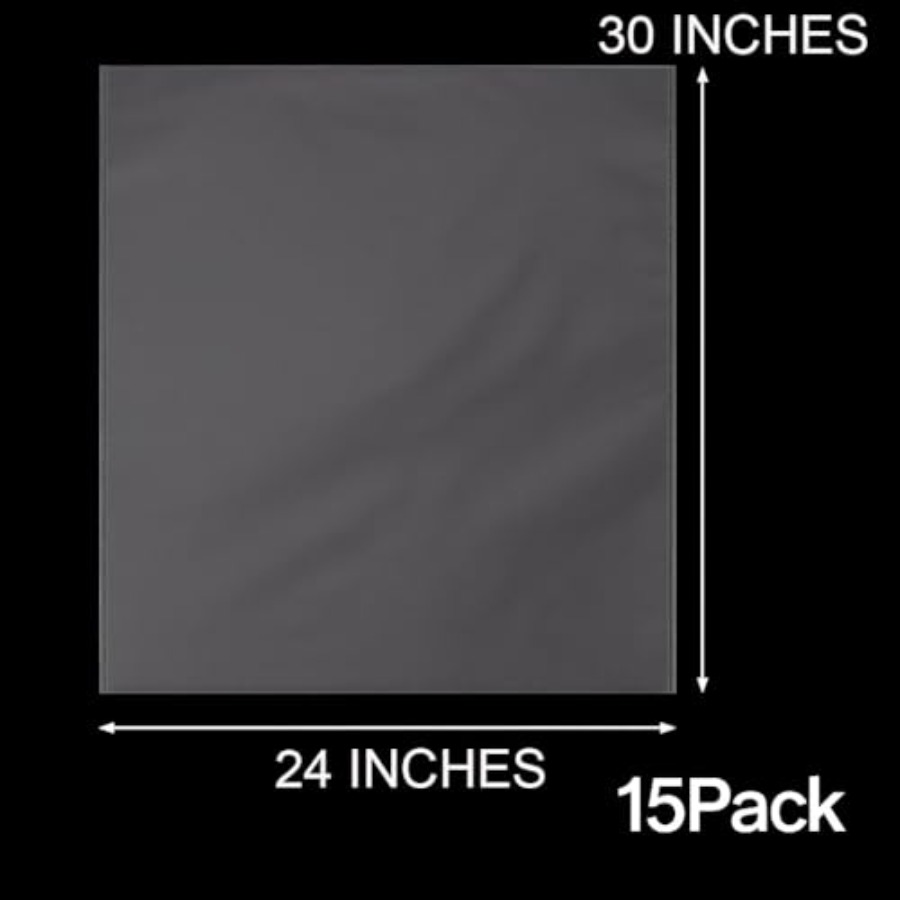 Pacote com 15 Sacos Grandes de - Cellophane Wrap Clear avaliação e preço