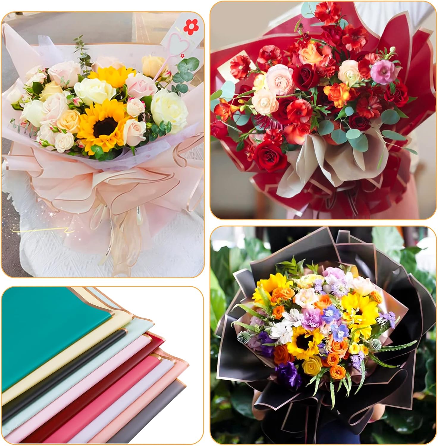 10 folhas de papel para embrul - Florist Supply Paper avaliação e preço