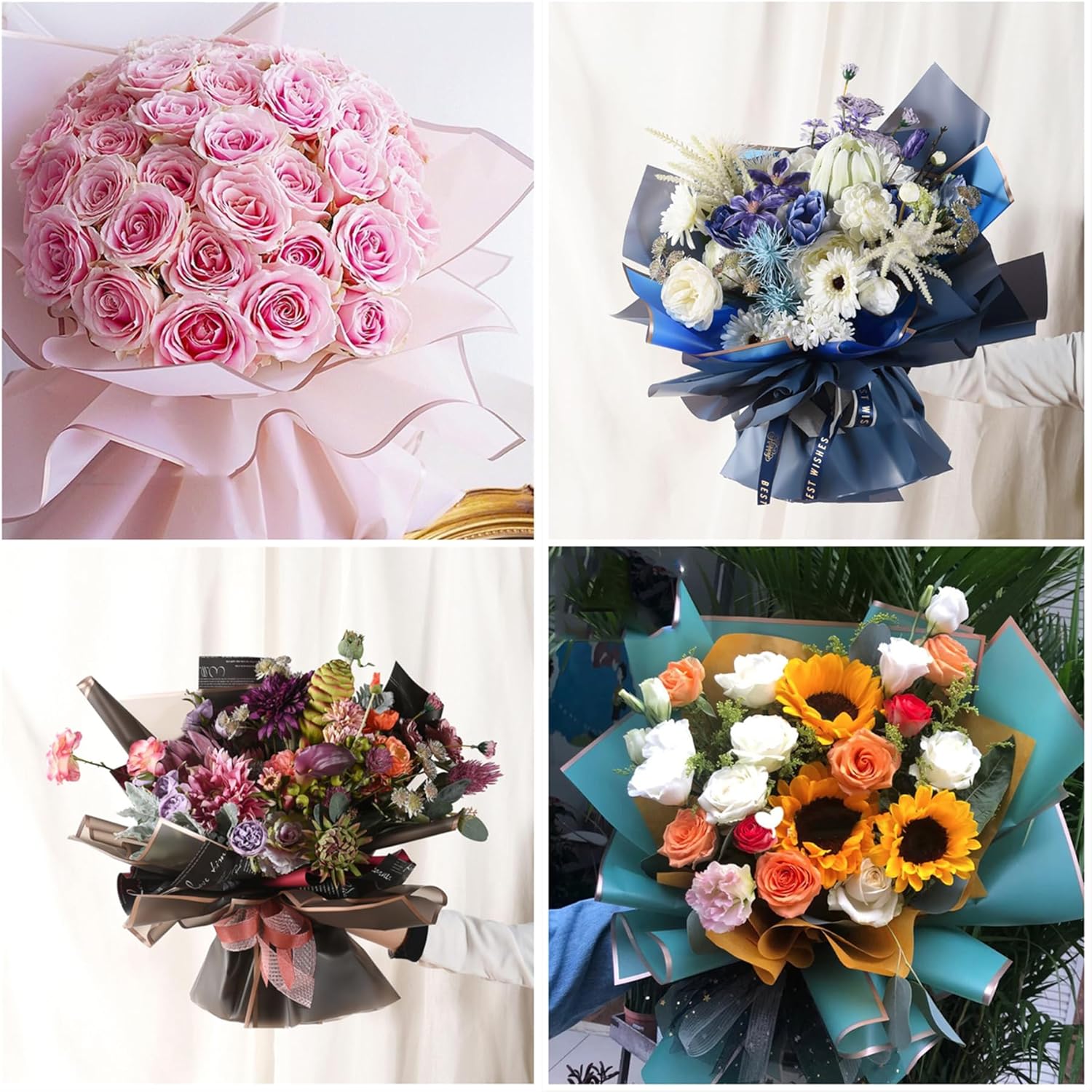 10 folhas de papel para embrul - Florist Supply Paper avaliação e preço