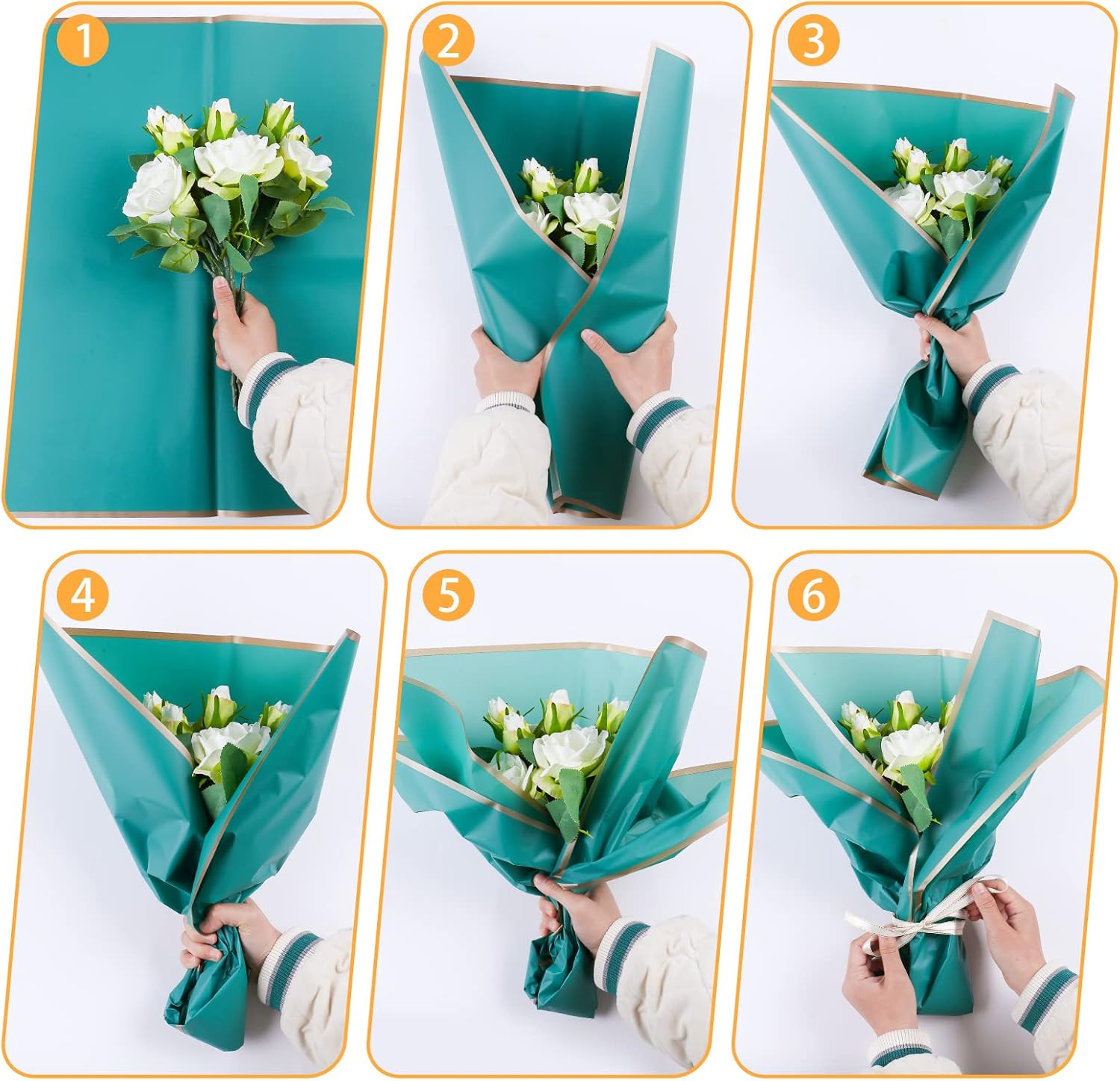 10 folhas de papel para embrul - Florist Supply Paper avaliação e preço