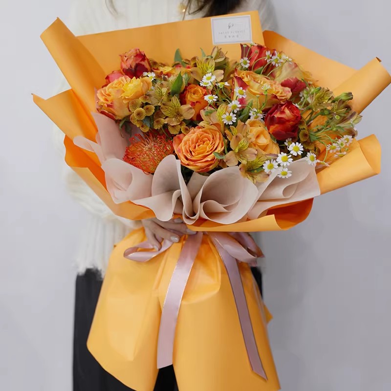 Estilo coreano papel de cor só - Florist Supply Paper avaliação e preço