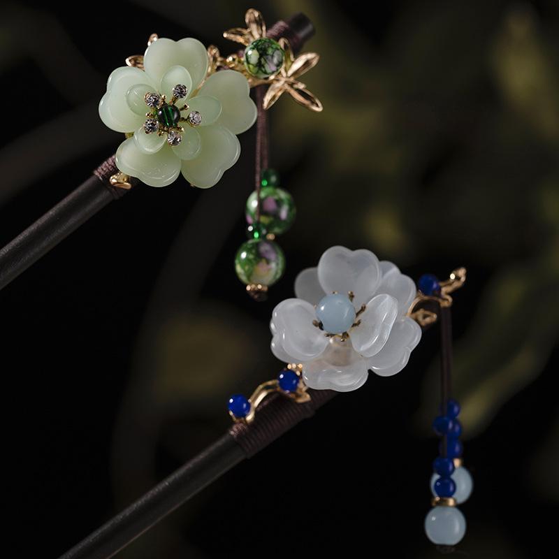 1pc de madeira hairpin headdre - Florist Supplies avaliação e preço