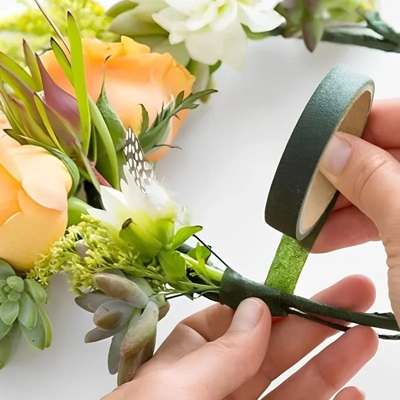 10/1 Rolos de Fita Floral Verd - Floral Tape Green avaliação e preço