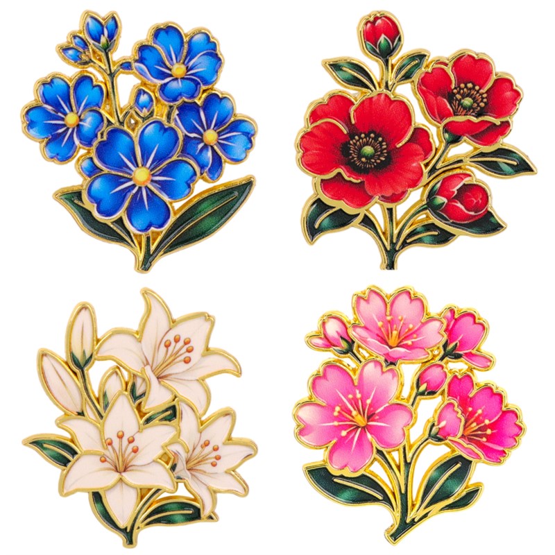 Broche Esmaltado Vintage Fofo  - Florist Supplies avaliação e preço