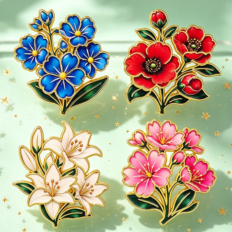 Broche Esmaltado Vintage Fofo  - Florist Supplies avaliação e preço